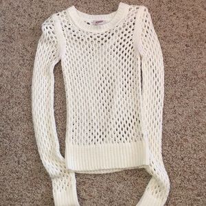 White See Through Sweater